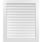 Ekena Millwork Vertical Surface Mount PVC Gable Vent: Non-Functional, w/3-1/2"W x 1"H, Standard Frame, 36"W x 42"H GVPVE36X4201SN - alternate 1